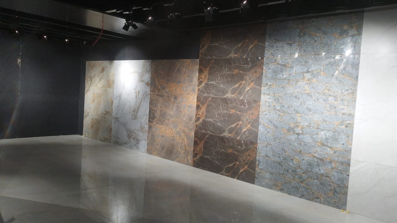 Marble feature wall - commercial fit-out